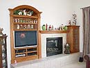 Entertainment Center and Mantel