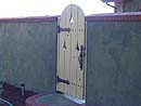 Courtyard Gate with Custon Ironwork
