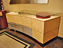 Maple and Nickel Credenza
