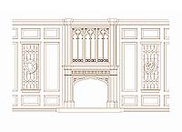 English Gothic Fireplace